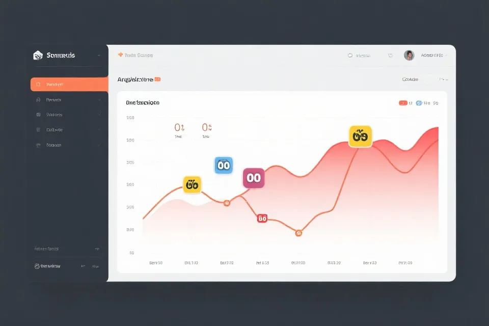 热力图与趋势线统计示意